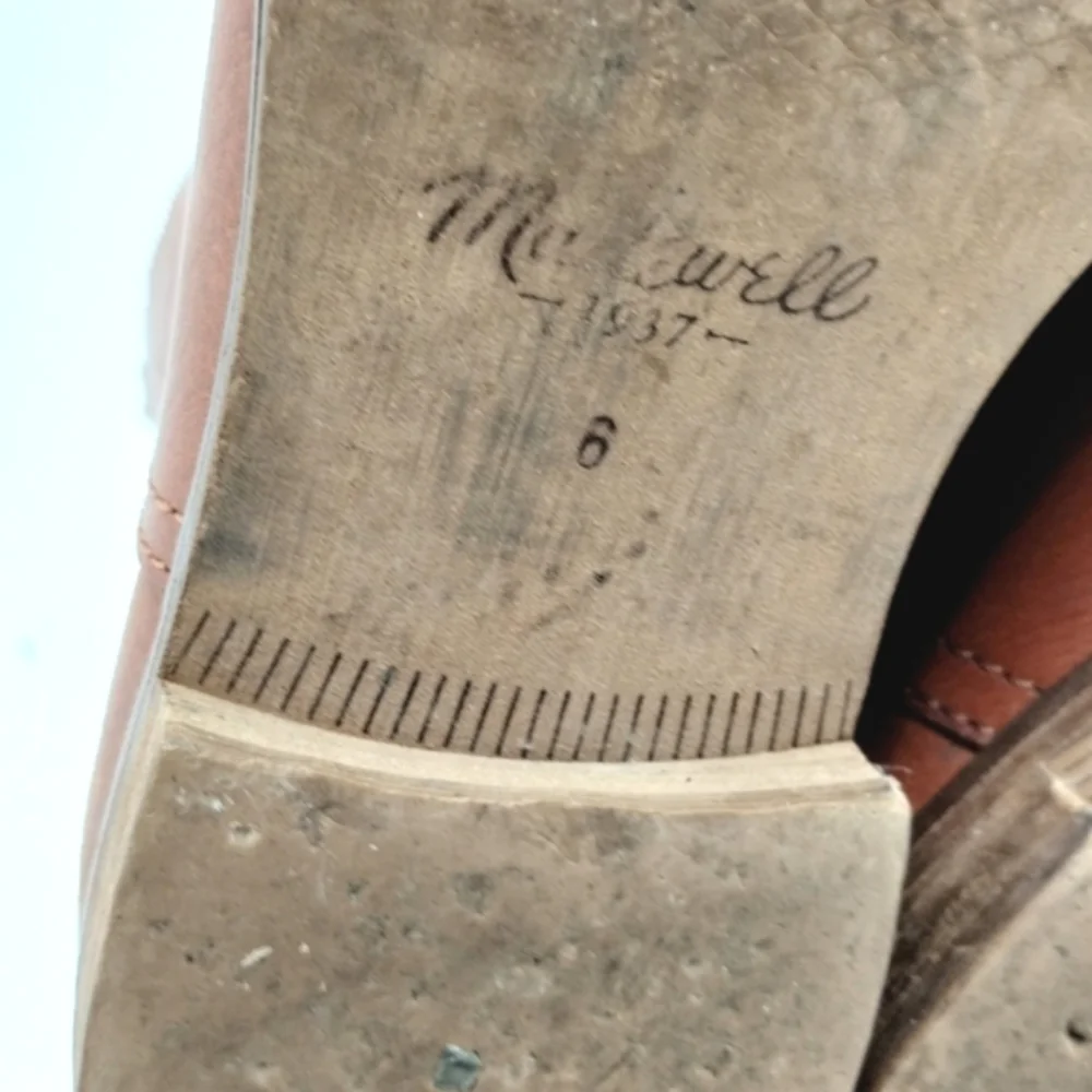Madewell‎ Sidney Tall Riding Boots Brown Leather
